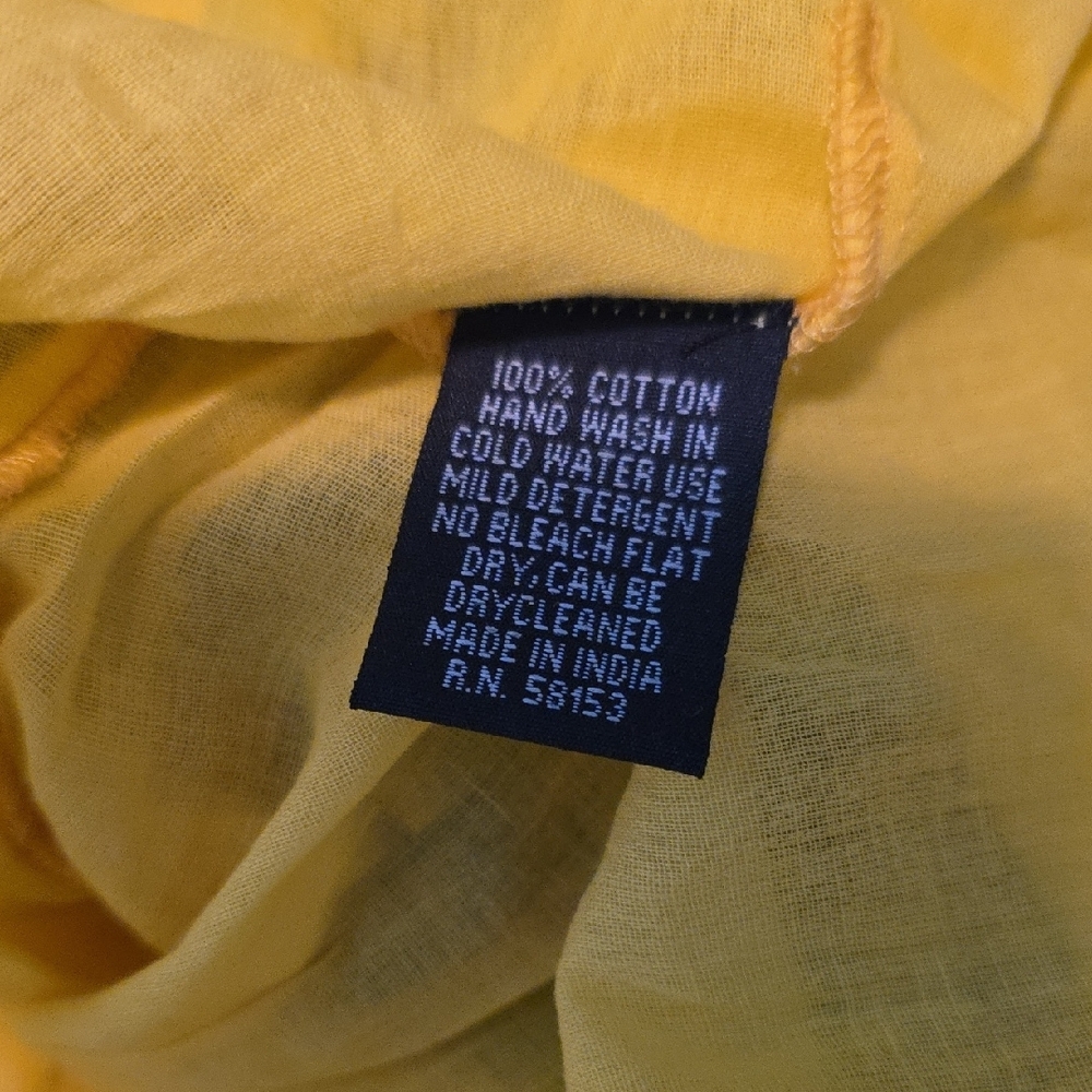 Vibrant Yellow and Green Boho Midi Skirt - Picture 7 of 7